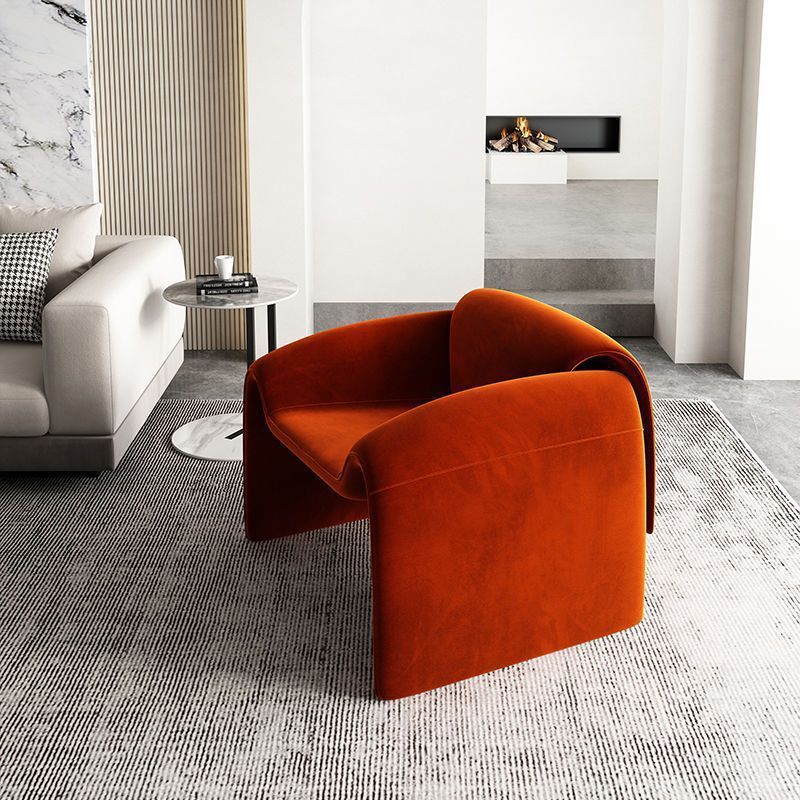 Italian minimalist designer chair casual single sofa chair living room special-shaped creative M-shaped crab chair tiger chair