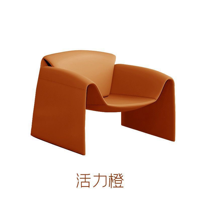 Italian minimalist designer chair casual single sofa chair living room special-shaped creative M-shaped crab chair tiger chair