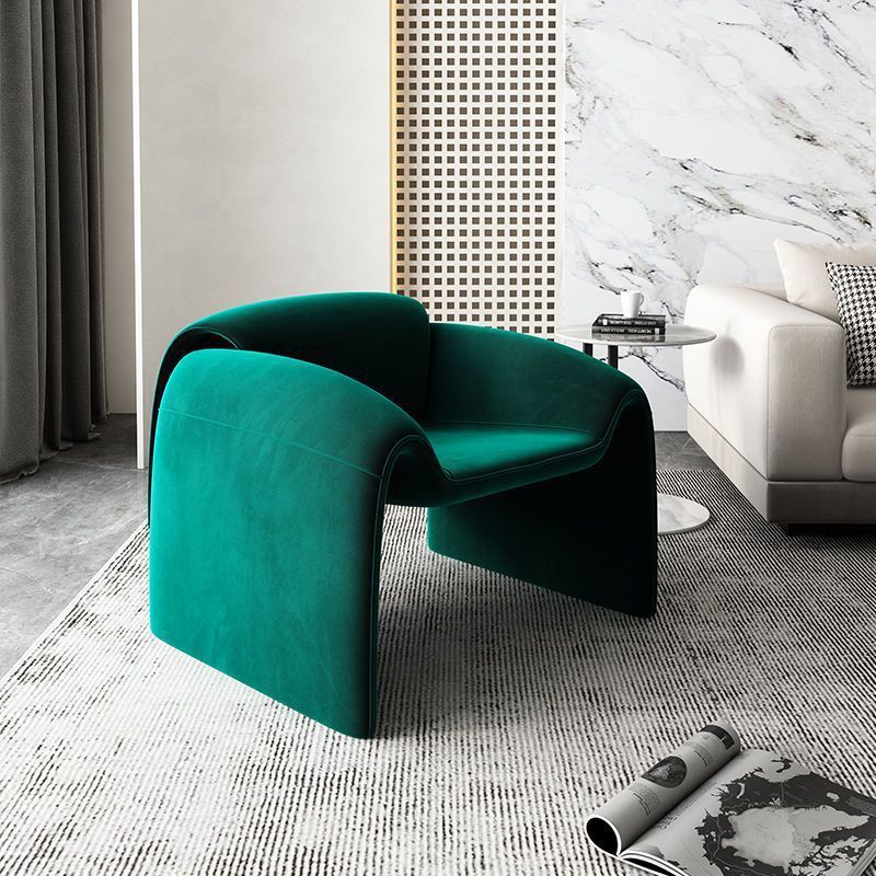 Italian minimalist designer chair casual single sofa chair living room special-shaped creative M-shaped crab chair tiger chair