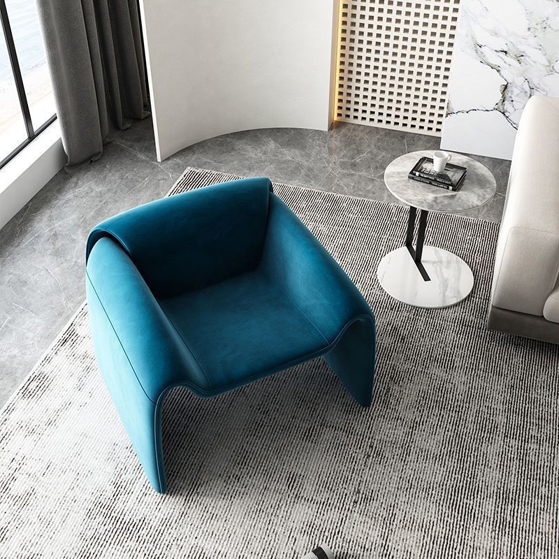 Italian minimalist designer chair casual single sofa chair living room special-shaped creative M-shaped crab chair tiger chair